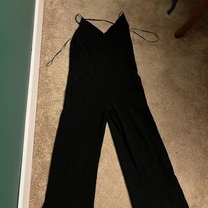 Joseph Black Sleeveless Jumpsuit